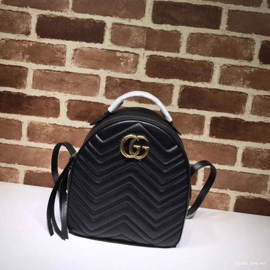 First bag ru Gucci Marmont Backpack GG 0803